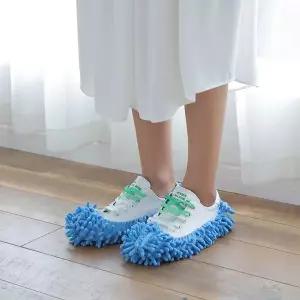 발걸레 K0W6A4D4 극세사 거실 블루 슬리퍼 청소