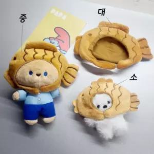 붕어빵 인형 모자 소중대 사이즈별 인형모자 인형옷 붕아빵모자 피쉬모자 붕어빵 물고기모자 미니어처모자