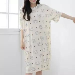 [룽스_62]냉감 반팔 빅사이즈 잠옷선물 원피스 잠옷 홈웨어