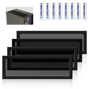 먼지 필터 PC 360MM 120MM 컴퓨터 마그네틱 360MM 라우터용 PSU 쿨러 나일론 방진 블랙 프레임 120 나일론 메시 80 메시 4개 그릴
