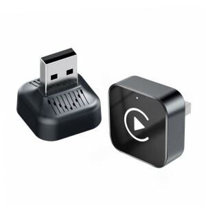안드로이드용 무선 카플레이 어댑터 2026 업그레이드 안정적인 USB 유선에서 제어 케이블이 변환 있는 미니 플레이 어댑터로 연장 사이즈 자동차용 디자인 플러그 타입