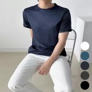 [룽스_62]시스루티셔츠 여름 반팔 시원한 라운드넥 티셔츠