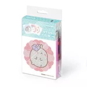 [하비스]몰랑이 시리즈 보석십자수 스티커 10x11cm BST3-603