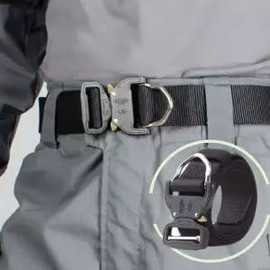[콩심팥심]1250MM 금속+나일론 전술 아웃도어 D형 코브라 택티컬