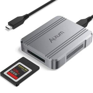 USB4 CFEXPRESS 타입 카드 리더기 40GBPS CF 전송 속도 TO USB 익스프레스 어댑터 지원 알루미늄 안드로이드와 리눅스 호환 휴대용 OTG 윈도우 메모리