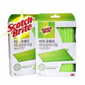 3M B8Y6L2M4 극세사 막대걸레 리필 물걸레청소 극세사걸레리필