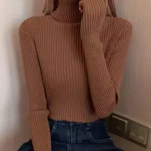 [룽스_62]데일리 니트조끼 슬림핏 스타일 골지 목폴라티