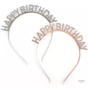 어도라 생일축하 레터링 머리띠