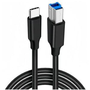 URELEGAN USB 케이블 8M 6피트 타입 5GBPS 드라이버 컴퓨터 휴대폰 코드 고속 프린터 스캐너 스테이션 도킹 외장 하드 등용 케이블