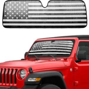 1997-2023년 지프 랭글러 JK JKU JL JLU 및 글래디에이터 JT 2020-2023년 16.5인치 x52.5인치 접이식 전면