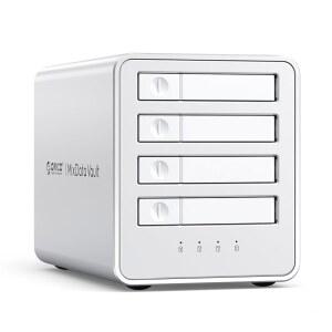 ORICO ALL FLASH 5인치 USB 도킹 전송 40TB 최대 저장 호환 허브 확장 5GBPS SSD와 데이터 스테이션 용량 속도 지원 4베이 10GBPS