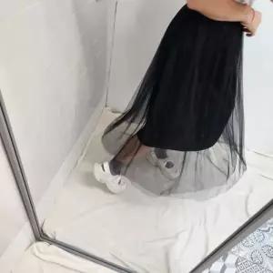 [룽스_62]롱스커트 레이스스커트