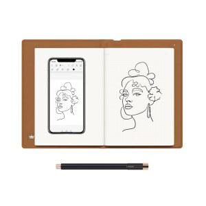 HUION 노트 IN 디지털 노트북 드로잉 태블릿 종이 리필 프리 블루투스 패드 태블릿 24 전자 메모 메모장 필기 무선 회의용 8CM A5 가능한 17 배터리 7인치 아트