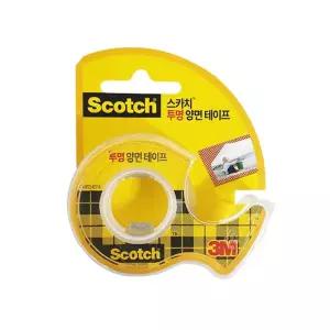 문구용 237 투명 양면 테이프 19MM * 7.6M [SB수빈스토어] 자국없는테이프 젤스티커