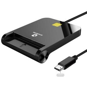 ZOWEETEK CAC 리더 USB 카드 밀리터리 10 10 11 CAC 리눅스 일반 호환 15 윈도우 OS 액세스 DOD 타입 밀리터리