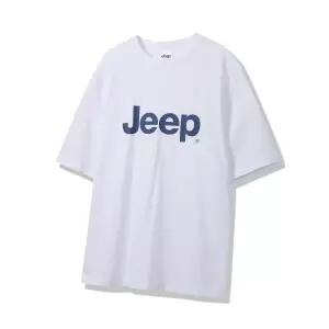 JEEP 190g 빅 로고 반팔티 반팔 티셔츠 상의 (JR5TSU091WH) JR5TSU091WH 4071622