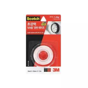 문구용 초강력 VHB 양면테이프 18mm * 1.5m 양면폼테이프 [SB수빈스토어]