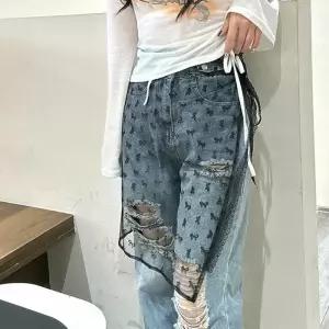 [룽스_62]커버업 시스루 레이어드코디 랩 스커트 치마 코디