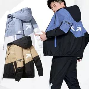 [하프클럽/]바람막이 후드 집업 간절기 아우터 점퍼