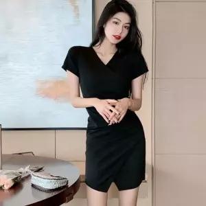[룽스_62]반팔 시크 원피스 데이트룩 데일리원피스 하객룩