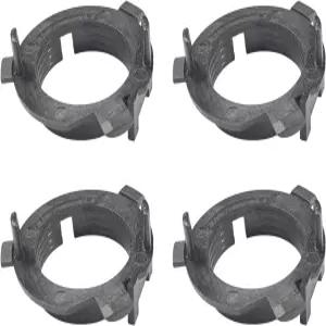 쏘나타9 현대 쏘렌토 기아 K3 K4 K5(4PCS)용 H7 LED 헤드라이트 리테이너 자동차 전구 어댑터 홀더 소켓