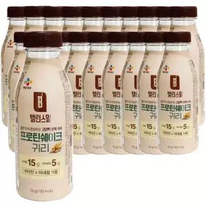 밸런스밀 귀리 프로틴 쉐이크 20개 식사대용 선식  아침 건강 헬스