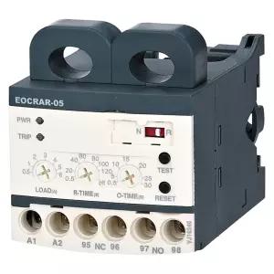 EOCR-AR-05/30/60 자동 리셋 전자 과부하 릴레이 모터 프로텍터 Un 24-260VAC/DC 1Pcs(0.5-6A)