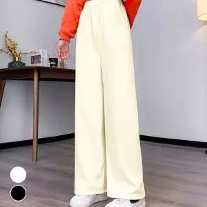 [하프클럽/]여성 와이드 바지 기모 골덴 팬츠 따뜻한