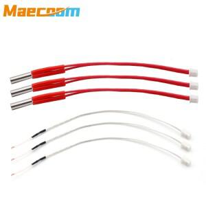 3D 프린터 카트리지 히터 12V/24V 40W 6*20mm 150mm 100K NTC 3950 서미스터 (MK8 압출기 부품 가열 부품용