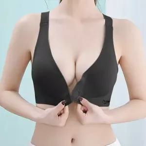 [룽스_62]노와이어 브라 앞후크 가슴볼륨 뽕브라 2컬러