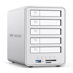 ORICO ALL FLASH 5인치 USB 도킹 저장 확장 전송 최대 SSD와 호환 5베이 용량 4베이 허브 데이터 지원 5GBPS 40TB 속도 스테이션 10GBPS