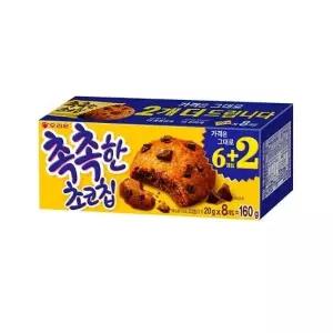 오리온 촉촉한 초코칩 160g X 10개 (반박스)