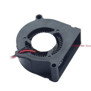 더블 베어링 팬 24V 50x50x20mm 압력기 핫 엔드 라디에이터 냉각 팬 5020 5M 3D 프린터 액세서리