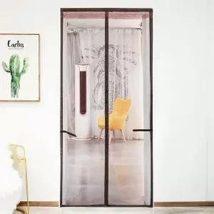 리빙피스 C7Q8F9Y7 심플 문 기장 (90x210cm) 브라운