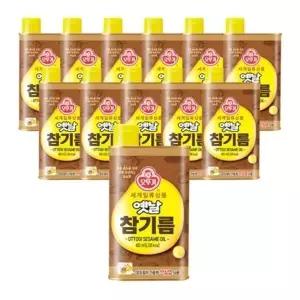 오뚜기 옛날 참기름 450ml, 12개