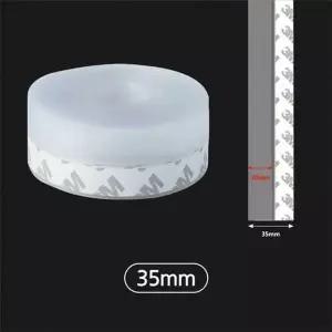 반투명 V3B6C0T3 외풍차단 4개 창틈 2M 실리콘 문풍지35mm 방풍