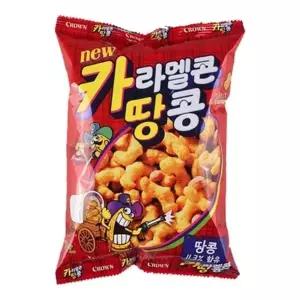 크라운 카라멜콘과 땅콩 72gx8개