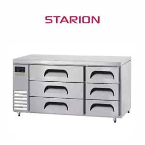 스타리온 업소용 서랍식 냉장고 높은형 W1500 SR-DH15ES