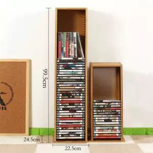 원목 진열 랙 꽂이 CD 보관함 레코드판 씨디장 정리함