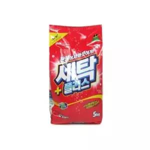 찬물에서 R1E9Z7I2 깨끗한 가루 세탁세제 5Kg 빨래 세탁보조제