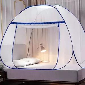 원터치 D9I3Q7H2 기장 150x200cm 블루 휴대용 미세원단 아기