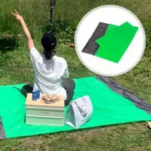 ( )돗자리 포켓 휴대용 그린 미니 경량 가벼운 피크닉