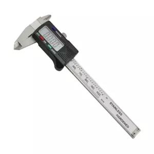 iKKEGOL Precision 100mm 4인치 디지털 전자 게이지 스테인리스 스틸 버니어 캘 마이크로미터(소형)