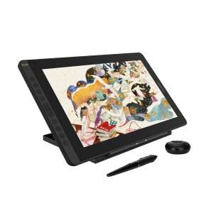 2021 HUION KAMVAS 16 그래픽 드로잉 프리 압력 15 눈부심 10 지원 방지 디스플레이 스타일러스 가능한 배터리 안드로이드 라미네이트드 인치 조절 태블릿 스탠드 스크린 기울임 8192 익스프레스