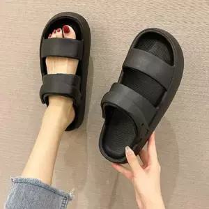 [룽스_62]남녀 해변쿠션슬리퍼 공용 코디 여름 캐주얼 샌들