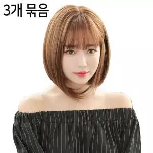 [룽스_62]티안나는 시크 여성가발 가발(3개묶음)