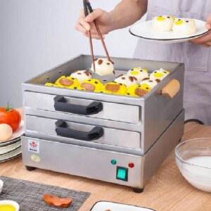사각 전기 스팀 찜기 스텐 업소용 가게 매장 만두 떡 스테인리스 증숙기 서랍식