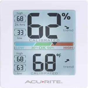 터치 활성화 백라이트가 있는 AcuRite Pro 습도계 및 온도계