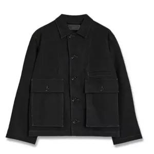 르메르 25FW 박시 자켓 블랙 공용 OW1198 LD1055 BK999