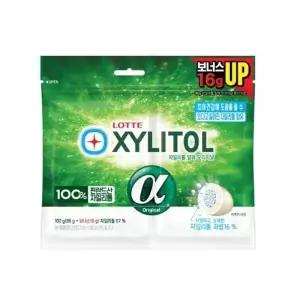 롯데 자일리톨 알파 오리지날 트윈리필 102gx12개(반박스)